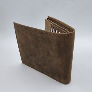 水牛革製 二つ折り財布◇バッファローレザーを使用した重厚感のある財布